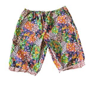 Printfresh Womens Plus Size 6X Pajama Pockets Drawstring Organic Cotton Floral